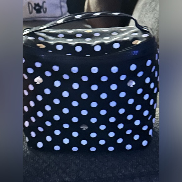 Kate Spade Black and White Polka Dot insulated Lunch Bag ♠️ - Picture 1 of 7
